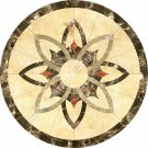 24" Coffee Marble Garden Table Top Handmade Mosaic Inlay Decor Furniture H5040