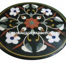 Marble Center Table Top Mosaic Collectible Inlay Decor Halloween Furniture H2437