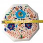 Marble Table Coffee Top Hakik Floral Special Inlay Occasion Outdoor Decor H3507