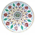 Marble Center Table Top Jasper Inlay Pietra Dura Outdoor Halloween Decor H2752