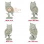 4.5" Natural Soapstone Handcrafted Mother Owl Filigree Inlaid Housewarming Gifts
