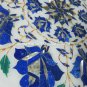 12" White Marble Plate Pietra Dura Lapis Lazuli Handmade Home Decor Gifts H1943