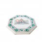 Marble Table Top Coffee Table Inlay Taj Mahal Floral Art Collectible Gift Decor