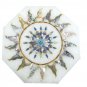 4"x4"x2" Marble Jewelry Box Trinket Paua Shell Inlay Pietra Dura Art Gifts H1110