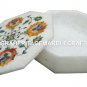 Marble Designer Jewellery Box Hakik Handmade Arts Inlay Marquetry Gifts H1878
