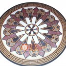 30" Marble Top Coffee Center Table Top Inlay Cafeteria Design Patio Decor H5030B