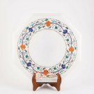 14"x14" Marble Table Tops For Sale Lapis Marqutery Floral Art Home Depot Decor