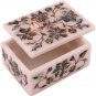 4"x3"x2" Marble Jewelry Vintage Box Pauashell Floras Pietradura Columbus Gift