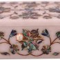 4"x3"x2" Marble Jewelry Vintage Box Pauashell Floras Pietradura Columbus Gift