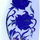 4" White Handmade Top Pen Arrangement Stand lapis Floral Interior Veterans Gifts