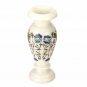 9"x4'' Marble Flower Vase Lapis Lazuli Inlay Floral Arts Home Decor Gifts H3598