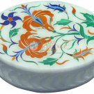Filigree Oval Marble Inlay Box Wedding Special Occasion Thanksgiving Gift E1986 Filigree Oval Marble Inlay Box Wedding Special Occasion Thanksgiving Gift E1986