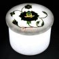 2"x2" Marble White Top Jewelry Trinket Box Malachite Floral Design Veterans Gift