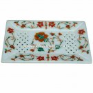 5"x3" White Marble Serving Dish Tray Hakik Jali Mosaic Stunning Design Decor E94