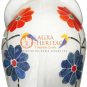 2.5" White Jumbo Elephant Sculpture Semi Precious Inlay Stone Art Columbas Gifts