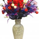 12" Marble Soapstone Flower Vase Beautiful Collectible Living Room Decor H738 12" Marble Soapstone Flower Vase Beautiful Collectible Living Room Decor H738