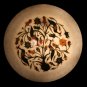 8" Marvelous Dining Plate Semi Precious Inlay Stone Peacock Art Christmas Gifts