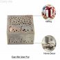 4"x4" Natural Soapstone Jewelry Vintage Box Intricate Design Decorative Gift Her