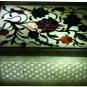 3"x2" Marble Jewelry Vintage Box Semi Precious Marquetry Floras Halloween Gift