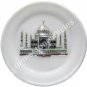 8"x8" Marble White Dinner Plate Handmade Taj Mahal Inlay Art New Year Eve Gifts