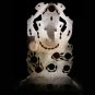 6" Marble White Ganesha Ji Statue Turquoise Inlay Floral Design Columbus Gifts
