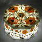 3"x3"x2" Marble Jewelry Custom Box Carnelian Marquetry Floral Art Halloween Gift