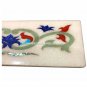 12"x4" White Marble Flooring Tiles Mosaic Multi Inlay Art Gift Hallway Decor E63