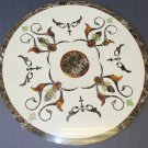 18" Marble Round Coffee Kitchen Table Top Inlay Mosaic Art Furniture Decor H5023