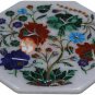 6"x6" Marble Wall Flooring Tile Semi Precious Gem Marquetry Inlaid Veterans Gift