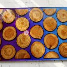 Epoxy Clear Blue Pink Resin Walnut Handmade Dining Corridor Table Top Home Decor