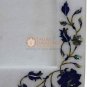 7"x5" Marble White Photo Storage Lapis Floral Pietradura Arts Living Room Decor