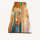 Blue Resin Epoxy Dining Corridor Dining Table Top Handmade Decorative Furniture