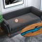Custom Wood Epoxy Blue Resin Mahogany Live Edge Design Handmade Furniture Decor