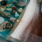 Handmade Walnut Designer Custom Corridor Table Top Live Edge Clear Resin Decor