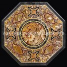 24" Traditional Marble Coffee Bedroom Table Top Inlay Design Decor Hallway H5061