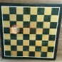 15"x15" Green Marble Chess Set Custom Table Top Inlay Stone Art Christmas Gifts