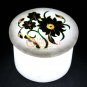 2"x2" Marble White Ring Trinket Box Malachite Floral Design Thanksgiving Gift