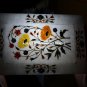 9"x6" Marble Serving Tray Multi Inlay Stone Floral Art Kitchen Home Decor H5424