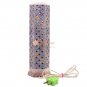 10" Natural Soapstone Candle Cum Incense Holder Filigree Lattice Art Home Decor