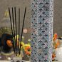 10" Natural Soapstone Candle Cum Incense Holder Filigree Lattice Art Home Decor