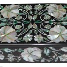 4"x3"x2" Black Marble Ring Jewelry Box Mother of Pearl Inlay Marquetry Art Decor 4"x3"x2" Black Marble Ring Jewelry Box Mother of Pearl Inlay Marquetry Art Decor