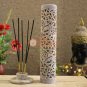 11" Soapstone Incense And Candle Holder Lattice Floral Design Home Decor Gifts
