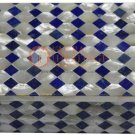 6"x4"x2" Marble White Top Jewelry Vintage Box Mosaic Lapis Art Halloween Gift