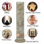 10.5" Soapstone Incense & Candle Holder Lattice Intricate Art Temple Decor Gifts