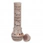10.5" Soapstone Incense & Candle Storage Elephant Filigree Design Temple Decor