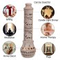 10.5" Soapstone Incense & Candle Storage Elephant Filigree Design Temple Decor