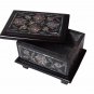 Belgium Marble Real Jewelry Box Semi Precious Inlay Pietradura Floral Best Gift