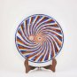 Marble Coffee Table Top With Wooden Stand Lapis Mosaic Inlaid Art Garden Decor