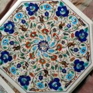 18" White Marble Coffee Console End Table Top Marquetry Inlay Floral Decor E1011 18" White Marble Coffee Console End Table Top Marquetry Inlay Floral Decor E1011