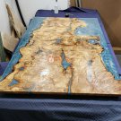 Mountain elmepoxy table, epoxy table, design wood, epoxy resin table top decor